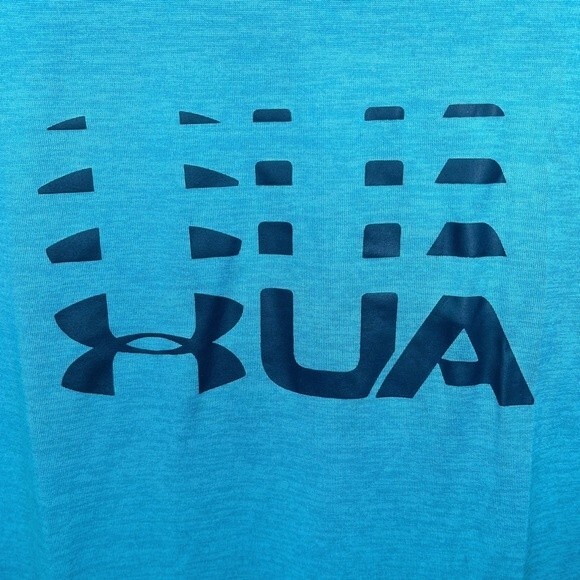 Under Armour HeatGear Tank Top sz XL * Sleeveless UA Logo Singlet Running Gym - Picture 4 of 5